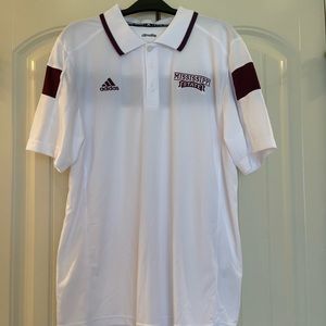 MSU (Mississippi State University) collared polo